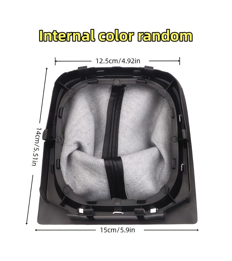 For Volkswagen Golf Rabbit Jetta MK5 2004 2009 And Golf Jetta MK6 2010 2014 5 Speed 6 Speed ABS Material Shift Lever Head Dust Cover Direct Replacement Easy Installation Car Interior - Image 3