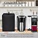 CouldyCasi Dust Cover for Single Serve KCup Pod Coffee Maker Heavy Protective Coffee Machine Cover Compatible with Keurig KSupreme Single Serve KCup Pod Coffee MakerKCompact KCupPod CoffeeMaker - Image 4