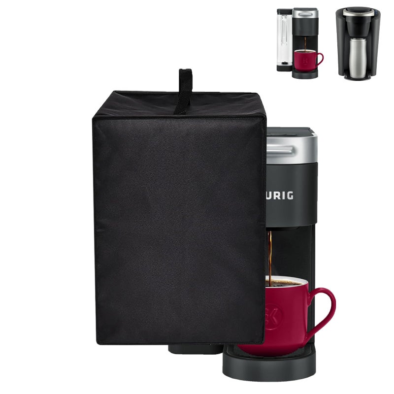 CouldyCasi Dust Cover for Single Serve KCup Pod Coffee Maker Heavy Protective Coffee Machine Cover Compatible with Keurig KSupreme Single Serve KCup Pod Coffee MakerKCompact KCupPod CoffeeMaker - Image 3