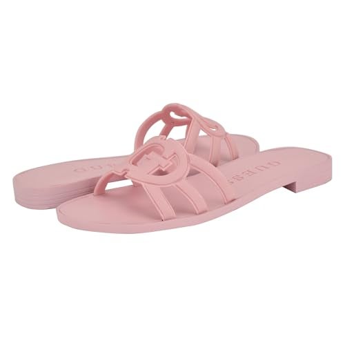 Guess Women's Elyho Sandal, Medium Pink 660, 5.5 - Image 2