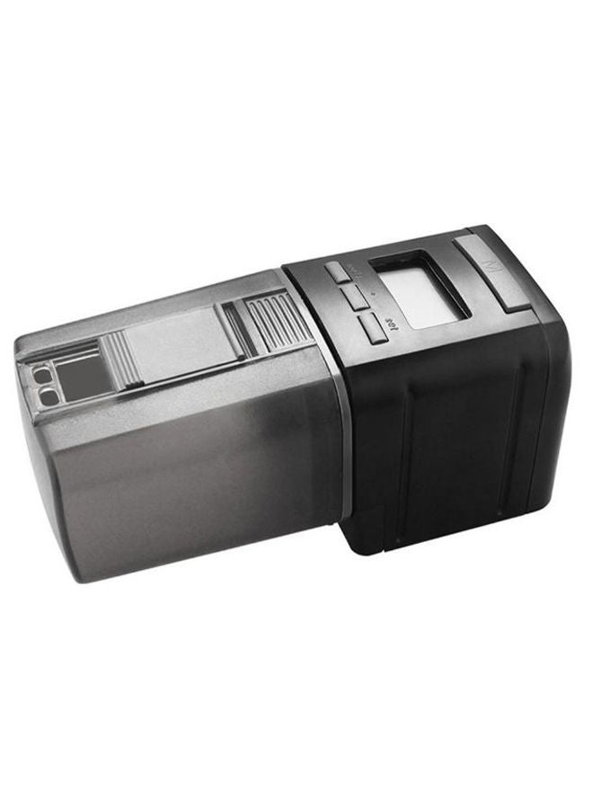 NIBEMINENT Time Setting Automatic Fish Feeder Black