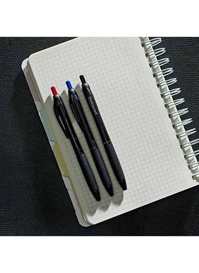 Pentonic Pentonic B-RT 0.7mm Retractable Ball Pen Blister Pack | Black Ink | Set of 10  - Image 5
