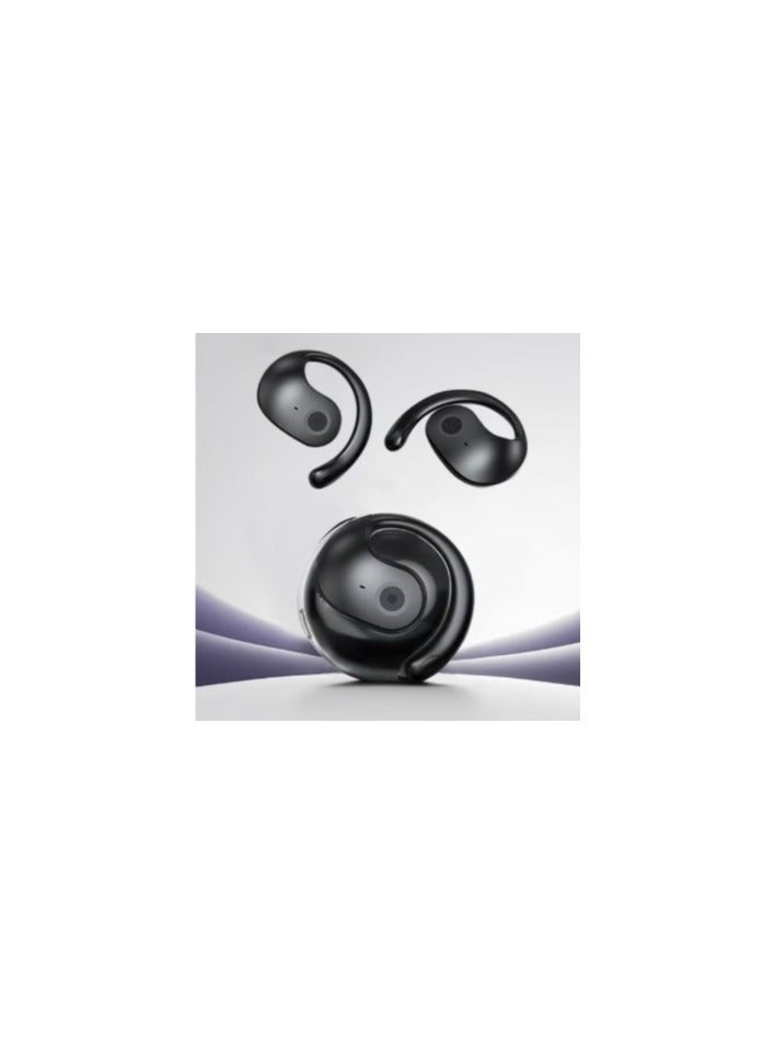 Small Coconut Ball Bluetooth Headphones Translation Wireless Ear-hook Ultra-long Battery Life Noise Reduction Language Translation Earplugs - Image 1