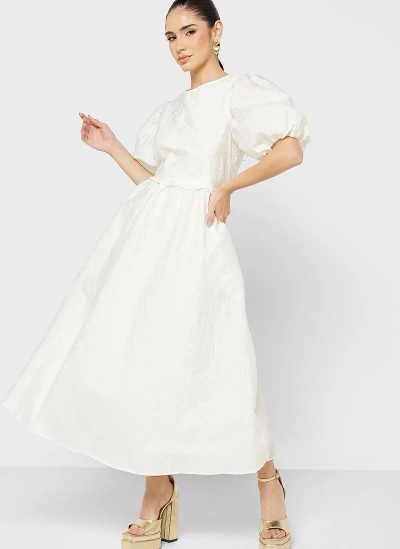 sister jane Choux Organza Midi Dress