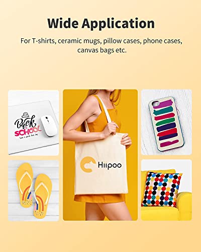 Hiipoo Sublimation Paper 8.5x14 Inch, Work with Sublimation Ink and E Sawgrass Inkjet Printers for Mugs T-Shirts Light Fabric and Other Sublimation Blanks (110 Sheets, 120G) - Image 4