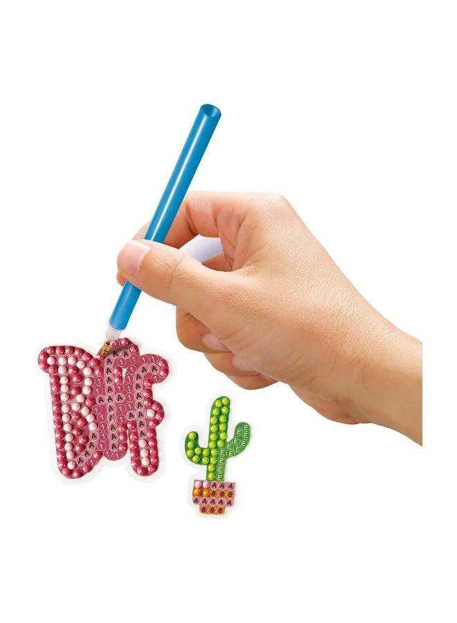 Clementoni Idea Sparkly Creations Pop Style | Do it Yourself | DIY Craft Kit | Educational & Learning | Creative Gift for Kids and Adults - Image 3