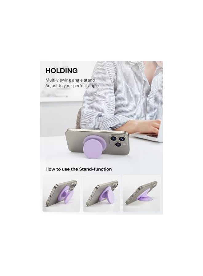 Green Tiger Magnetic Phone Grip For Magsafe Phones- Phone Stand- Magnetic Finger Phone Grip- Phone Ring Grip- Magsafe Phone Grip Stand- Ring- Pop Grip- For Tablets- For Kindle- Universal- S - Image 2