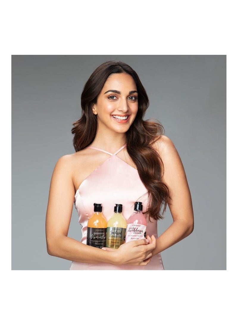 Kimirica Whispering Peach Shower Gel With Nettle,Pomegranate Soy Extract For All Skin Types - Image 5