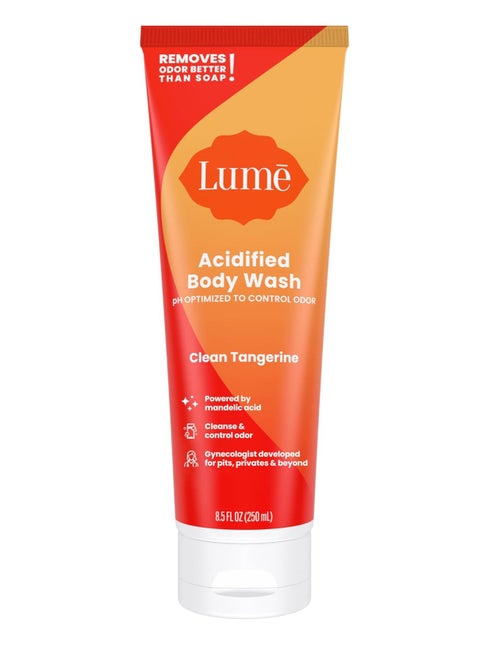 Lomi Citrus Body Wash - 24 Hour Odor Control - Removes Better Than Soap - Moisturizing Formula - SLS or Paraben Free - OB/GYN Developer - 8.5 oz Clean Tangerine