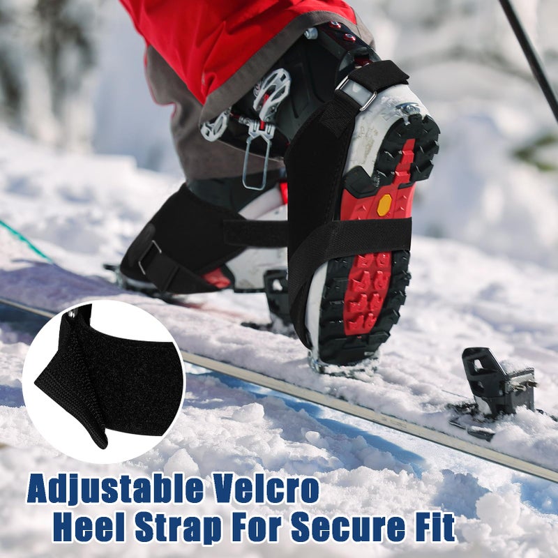 GJQ 2 Pairs - Ski Boot Covers, Ski Boot Covers for Warmth, Ski Boot Warmer, Ski Boot Cover for Keep Your Feet Dry and Warm, Winter Sport Accessory, Ski Present, Skiing Accessories for Skiers - Image 4