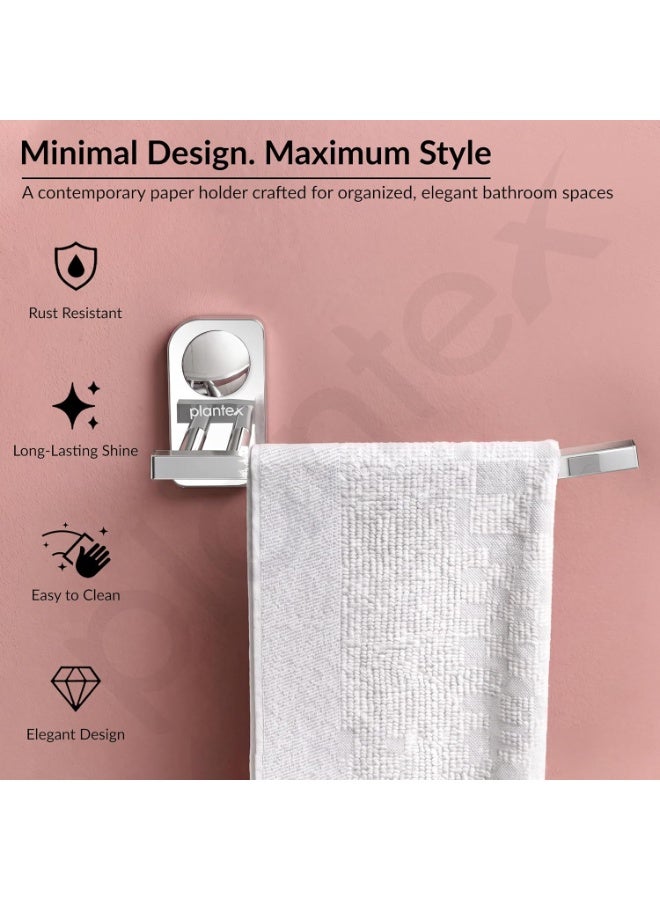 Plantex Stainless Steel Napkin Hanger for Washbasin/Napkin Holder for Bathroom/Towel Ring/Bathroom Accessories - Dream (Chrome Finish) Pack of 1 - Image 4