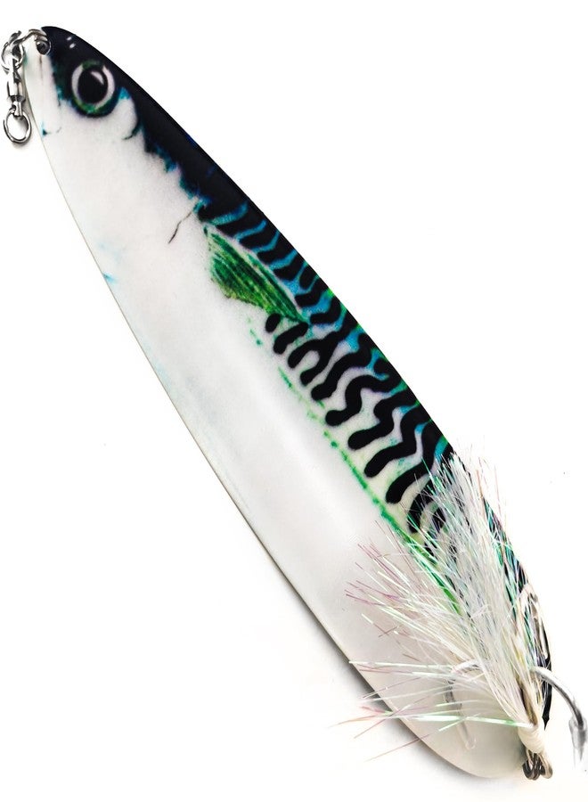 VMSIXVM Magnum Flutter Spoon Fishing Spoon Lures, Large Saltwater Flutter Spoons Fishing Lure for Striped Bass, Salmon, Walleye, Big Trolling Spoons Striper Spoons Bait for Saltwater Freshwater - Image 1