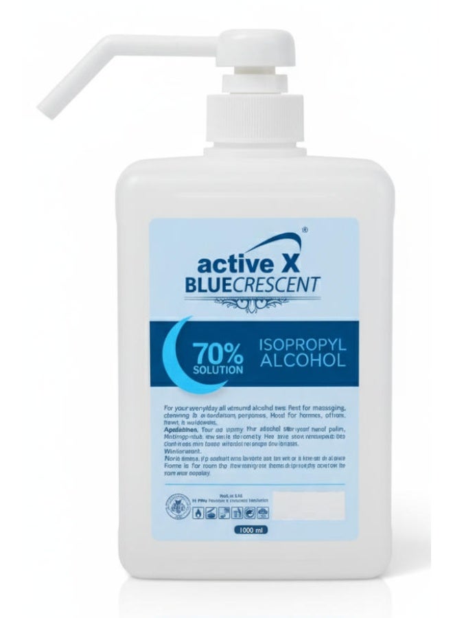 Blue Cresent Isopropyl Alcohol 70% Solution Disinfectant 1000 ML