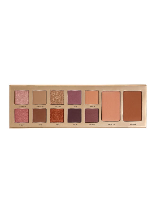 Future Makeup 10 Color Eyeshadow + 2 Color Blush Palette - Image 2