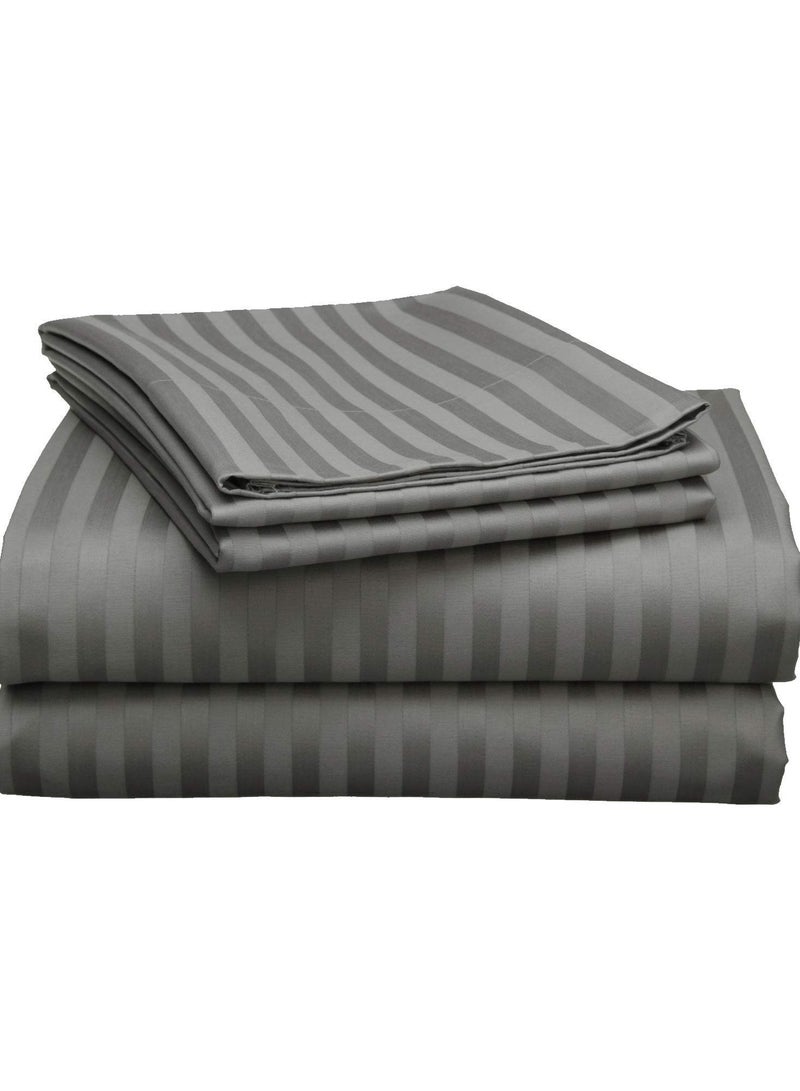 Moro Moro Classic 4-Piece King Bed Sheet Set – Deep Pocket Fitted Sheet & Pillowcases - Image 1