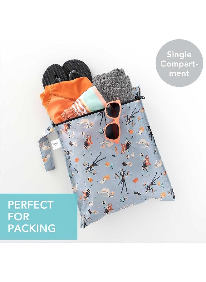Bumkins Disney Waterproof Wet Bag for Baby, Travel, Swim Suit, Cloth Diapers, Pump Parts, Pool, Gym Clothes, Toiletry, Hook to Stroller, Daycare, Zipper Reusable Packing - Image 2
