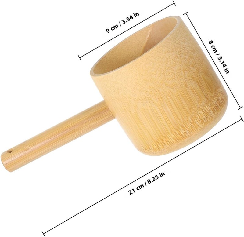 Water Ladle Japanese Style Bath Salt Spoon for Home Use Kitchen and Bathroom Water Dipper - Image 2