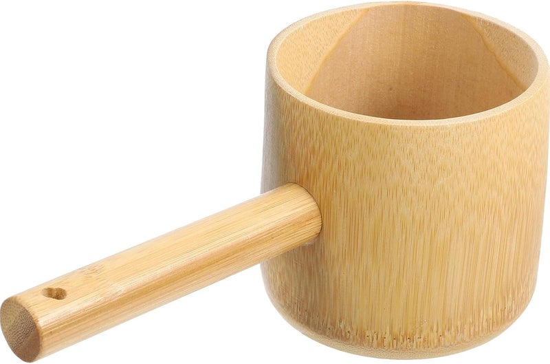 Water Ladle Japanese Style Bath Salt Spoon for Home Use Kitchen and Bathroom Water Dipper - Image 1