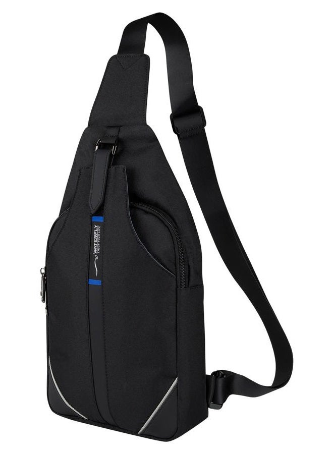 WATERFLY Small Crossbody Sling Backpack Anti Theft Backpack for Traveling Chest Shoulder Bag - Image 1