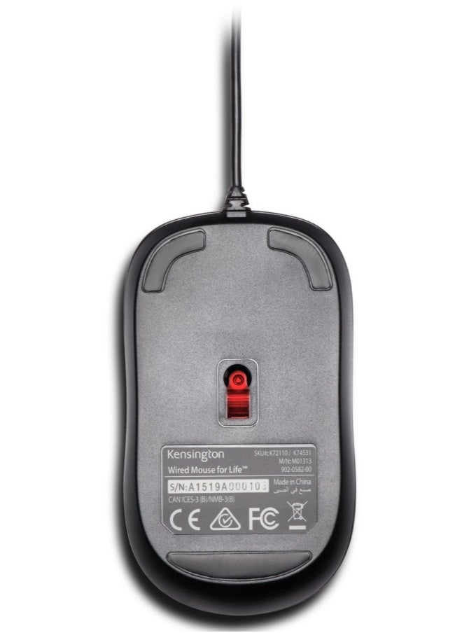 Wired ValuMouse Mouse for Windows/Mac/Mac OS/Mac OS X | K72110EU