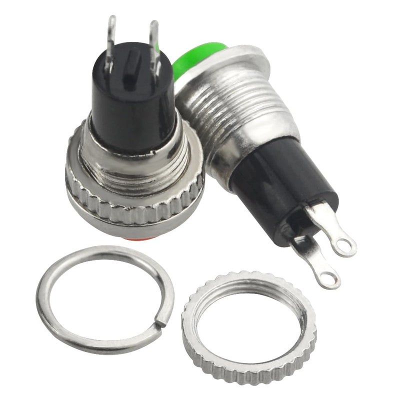 WMYCONGCONG WMYCONGCONG 20 PCS Momentary SPST Push Button Switch 10mm AC 125V 5A AC 250V 6A  - Image 5