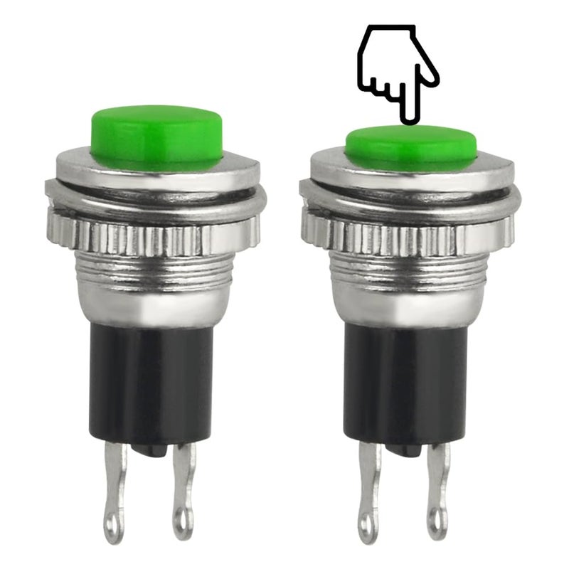 WMYCONGCONG WMYCONGCONG 20 PCS Momentary SPST Push Button Switch 10mm AC 125V 5A AC 250V 6A  - Image 3