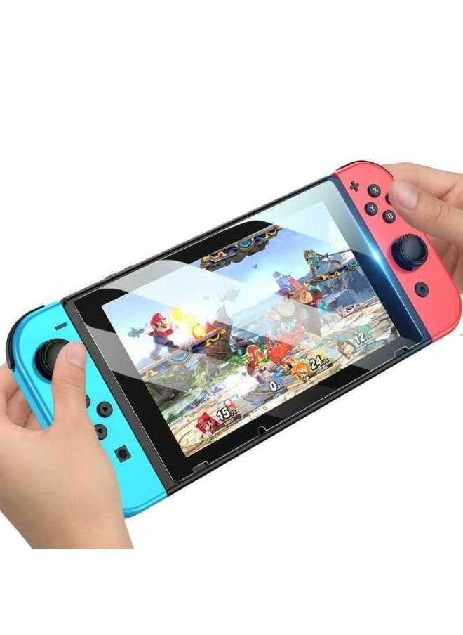 Generic For Switch OLED Tempered Film Nintendo Lite Game Machine Film Switch2 Screen Protector-Color:Switch Oled High-definition Tempered Film (2 Pieces)  - Image 5