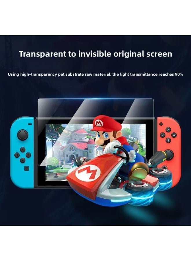 Generic For Switch OLED Tempered Film Nintendo Lite Game Machine Film Switch2 Screen Protector-Color:Switch Oled High-definition Tempered Film (2 Pieces)  - Image 4