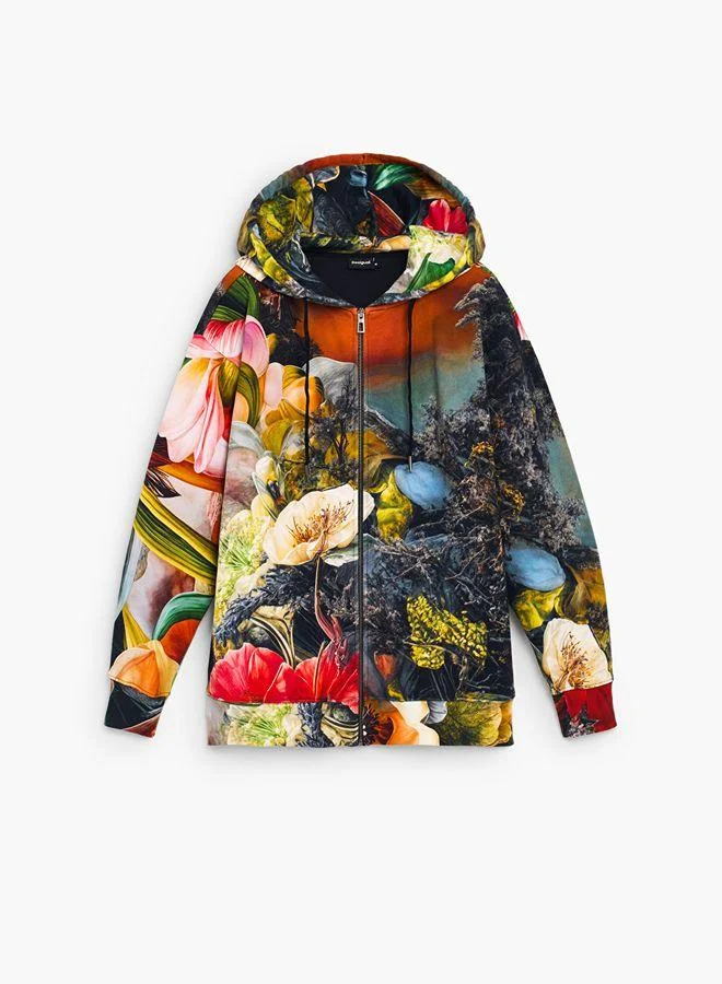 Desigual Multicolour Printed 100% cotton sweatshirt for Women | Best Price UAE