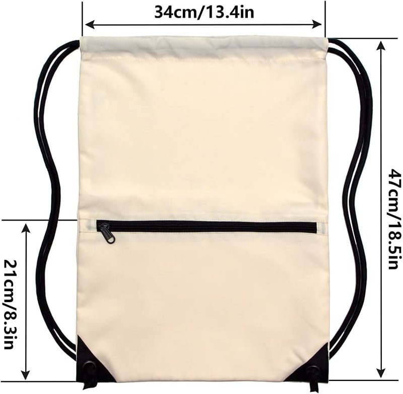HOLYLUCK Drawstring Backpack Bag Sport Gym Sackpack - Image 2