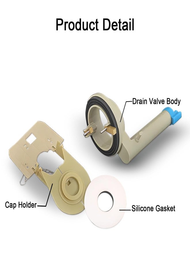 Lychee Light Toilet Flush Valve Replacement Parts for 1 Piece Toilet,3-Inch Flush Hole Toilet Repair Kits,Compatible with TOTO THU Series Flush Valve - Image 4