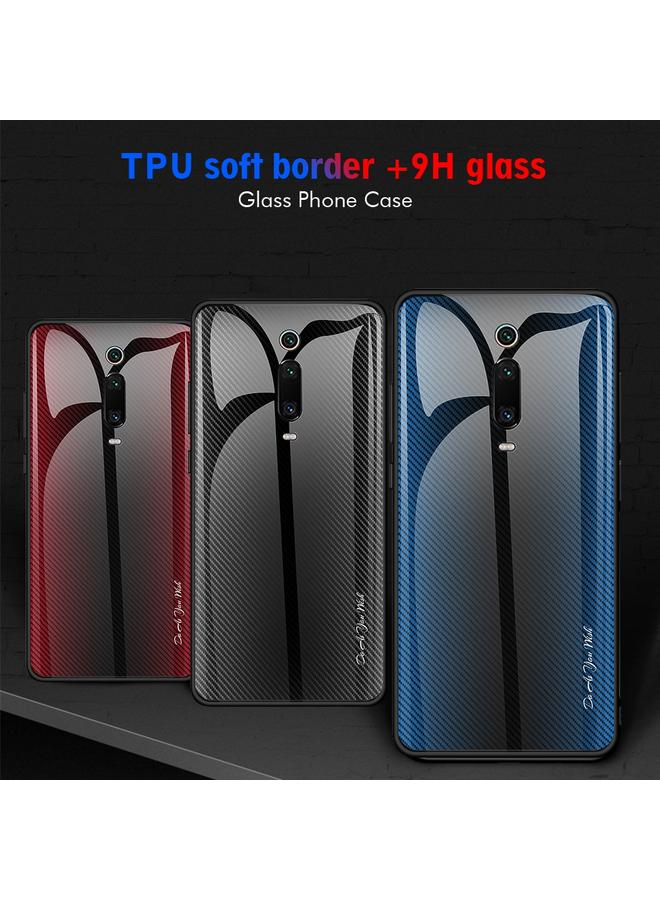 إيروريكس جراب لهاتف Xiaomi Redmi K20 / K20 Pro / 9T جراب واقٍ من الزجاج المتدرج الملمس - Image 3