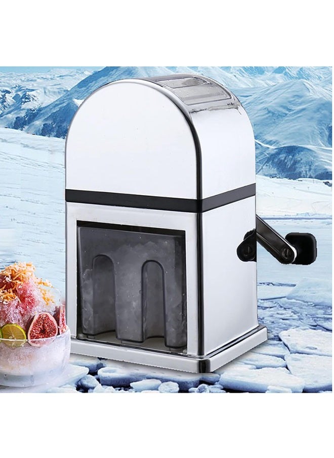 EHOME Ice Crusher Manual,Stainless Steel Household Ice Crusher Shaver for Quick Coarse,Shave or Fine Crushing of Chips Snow Cone or Slush,Hand Crank Operated Ice Crusher  - Image 4