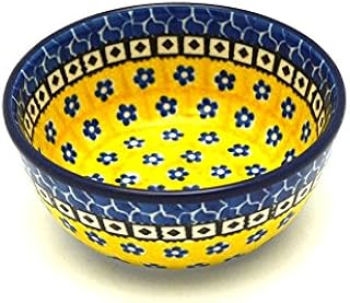Polish Pottery Gallery Polish Pottery Bowl - Ice Cream/Dessert - Sunburst - Image 1