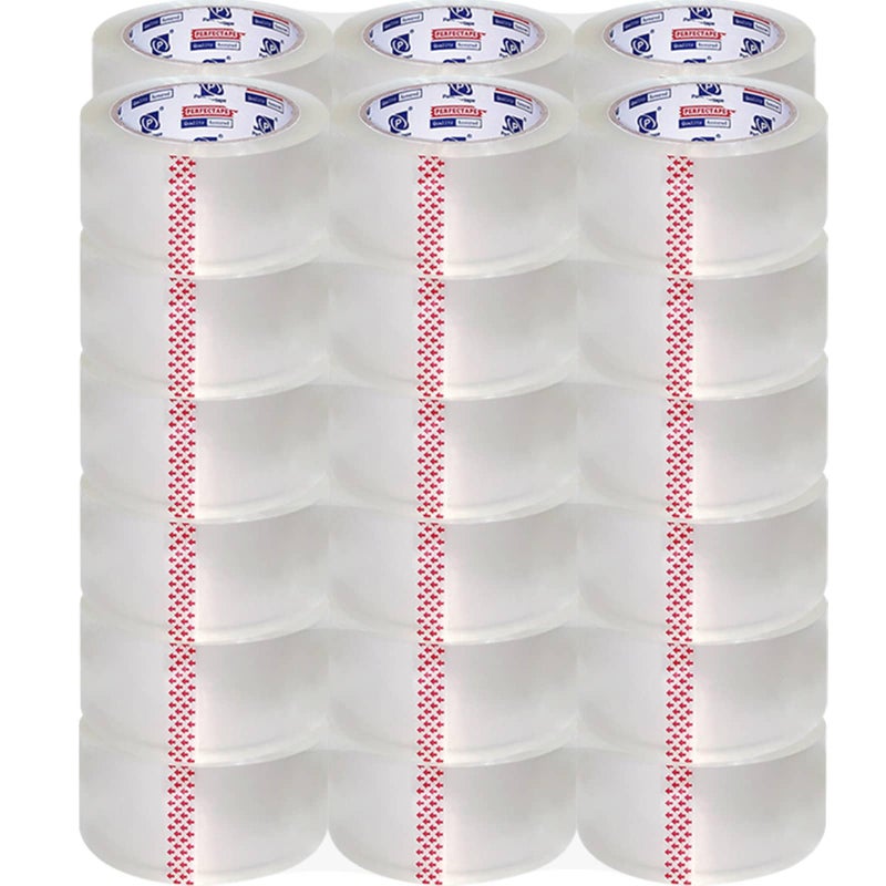 P PERFECTAPE Heavy Duty Packing Tape 36 Rolls, Total 2160Y, Clear, 2.7 mil, 1.88 inch x 60 Yards, Ultra Strong, Refill for Packaging and Shipping - Image 1