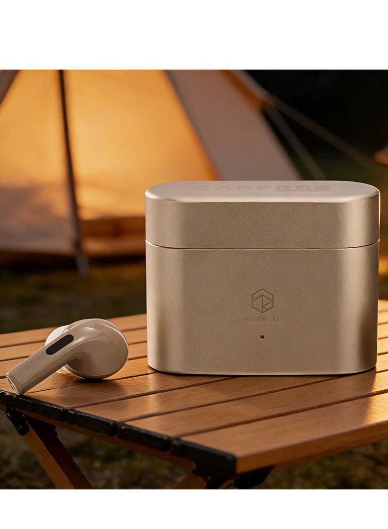 ROSESELSA Earfree i5 true wireless earbuds， Earbuds with Noise Cancellation, TWS Bluetooth Earphones, 48dB ANC Earbuds, 50H Battery, 54ms Gaming Earbuds, Airbuds, In Ear Earbuds, Aluminum Case, LDAC Hi-Res - Image 3