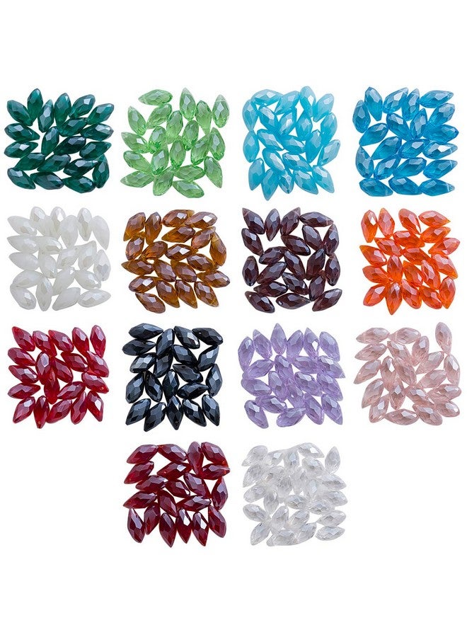 LONGWIN Lot 280Pcs Teardrop Crystal Beads Longwin 6X12Mm Faceted Briolette Glass Beads Jewelry Making Supplie For Diy Beading Projects Bracelets Necklaces Earrings & Other Jewelries - Image 2