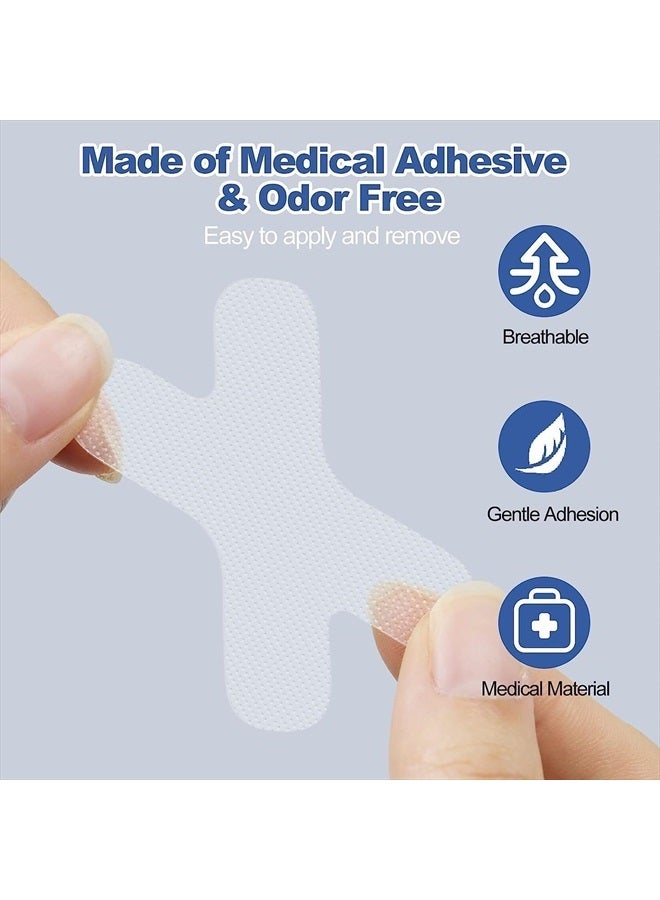 Pain-Free Removal Tape 90PCS, Latex Free & Gentle On Skin - Medical Grade Adhesive Hypoallergenic Strips - Image 2