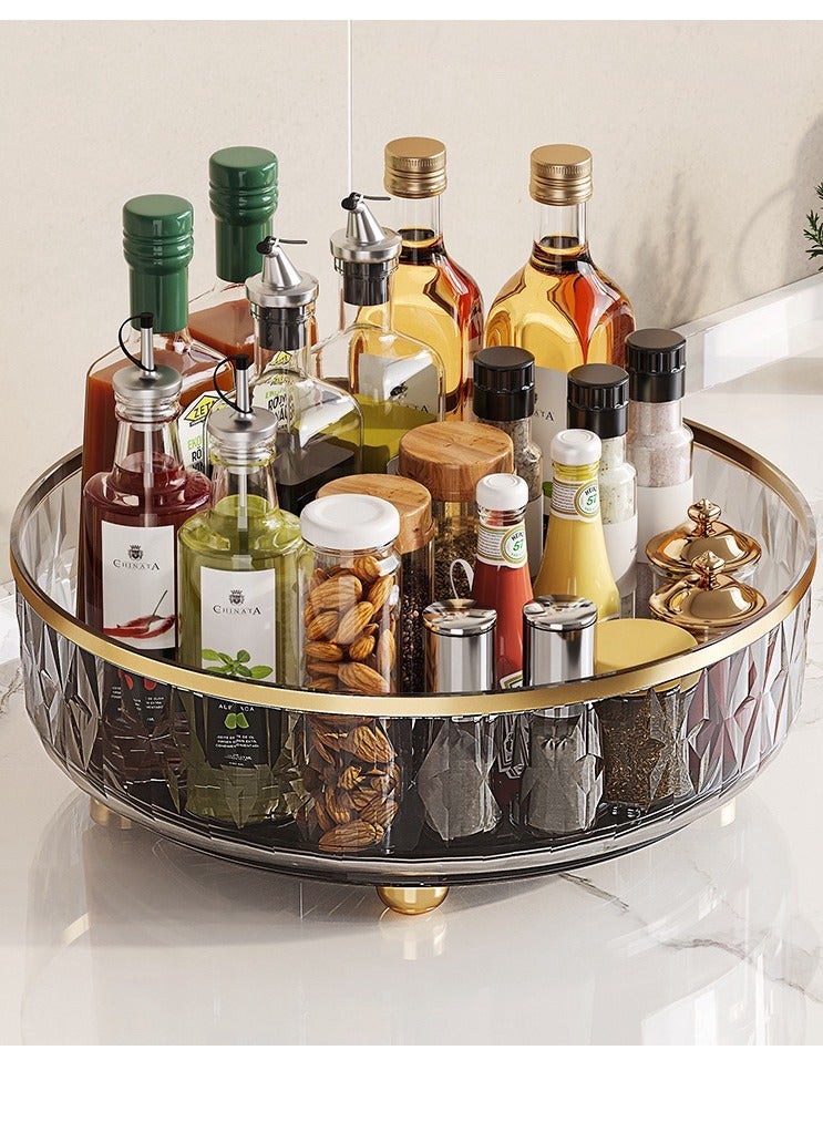 360 Degree Rotatable Rack Stand for Kitchen Cabinet Countertop Pantry Storage Bathroom - Image 1