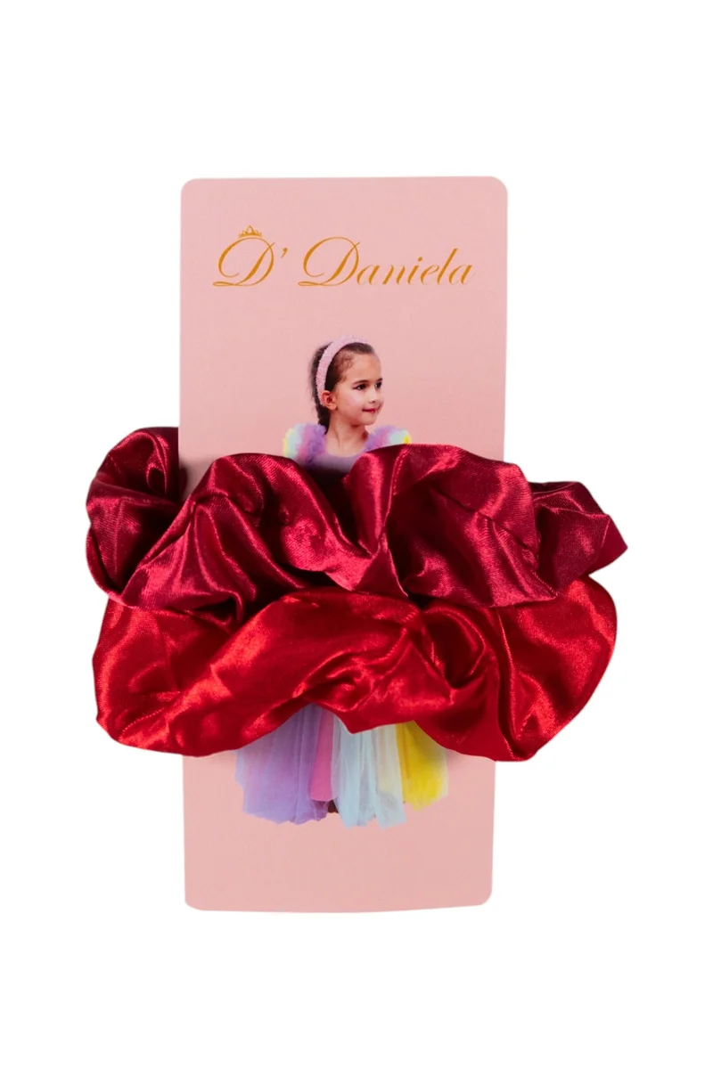 D'Daniela D' Daniela -Jona Silk Scrunchie Set of 2 - Multicolor