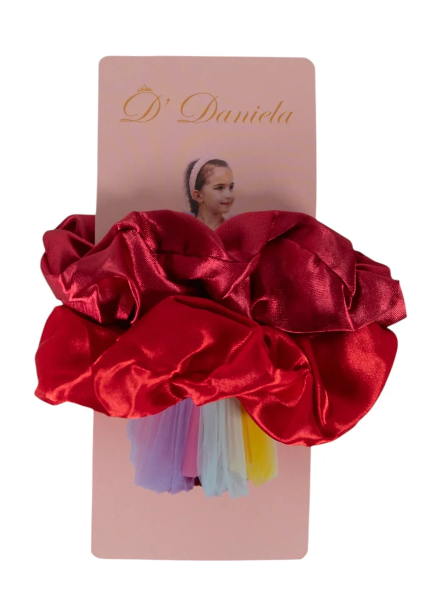 D'Daniela D' Daniela -Jona Silk Scrunchie Set of 2 - Multicolor