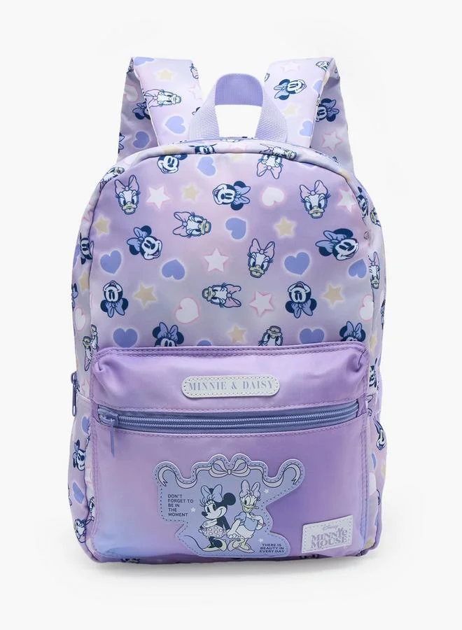 ديزني Minnie Mouse School Backpack For Girls 8-13 Years With Adjustable Straps - 17 Inches - 22x27x27 CM