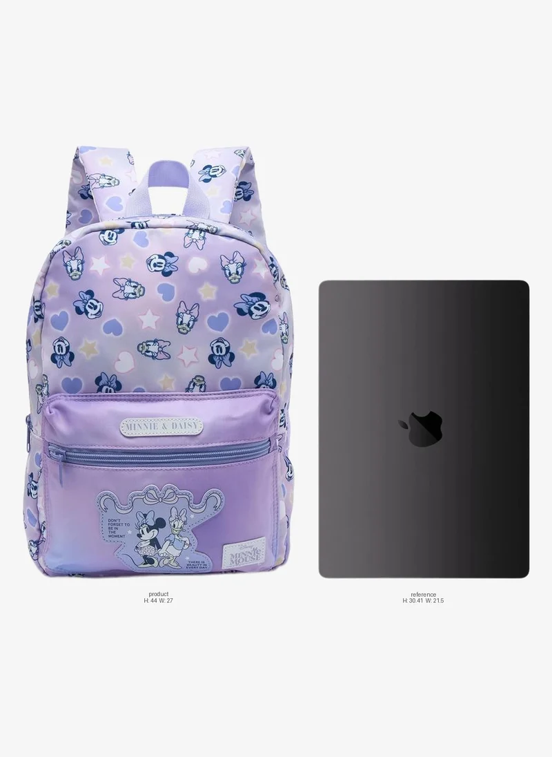 Disney Minnie Mouse School Backpack For Girls 8-13 Years With Adjustable Straps - 17 Inches - 22x27x27 CM