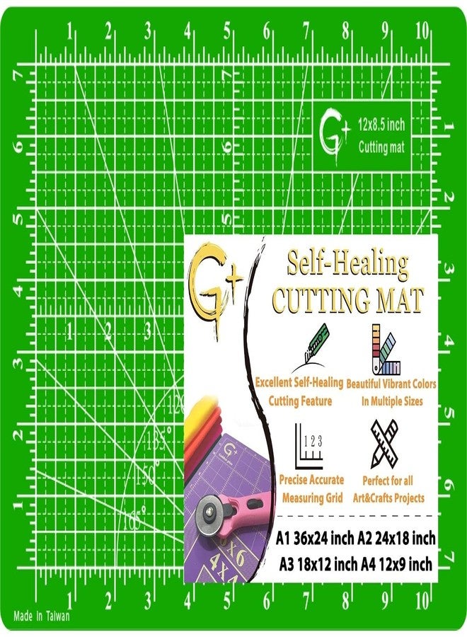 GOLDEN PLUS G+ Self Healing Cutting Mat Small 9 x 12" for Professional Modelers; Double-Sided Cutting Board for A Great Hobbyist Supplies Cutting mat - Image 1
