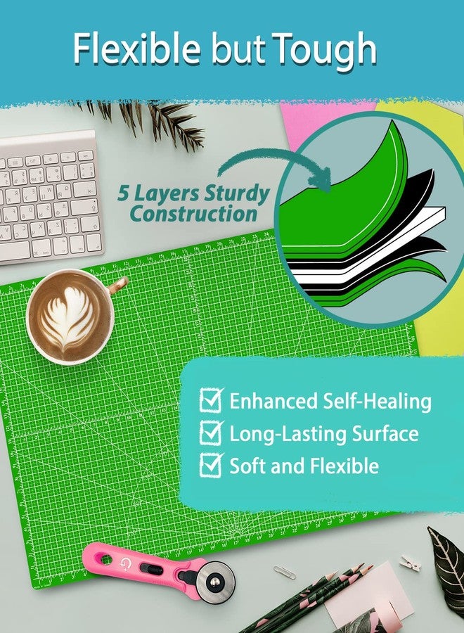 GOLDEN PLUS G+ Self Healing Cutting Mat Small 9 x 12" for Professional Modelers; Double-Sided Cutting Board for A Great Hobbyist Supplies Cutting mat - Image 5