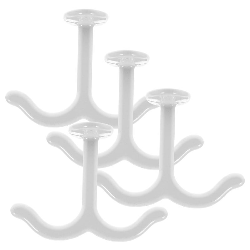 Heavy Duty Zinc Alloy Double Prong Closet Hooks For Coats Towels Hats And Bags - Image 2