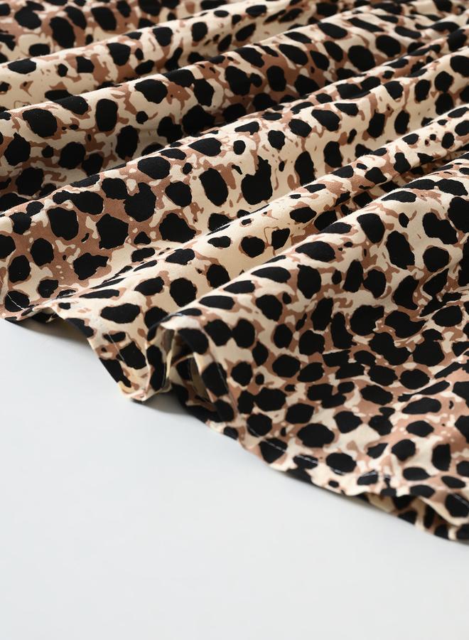 BELLA MODA Spotted Ruffle Dress - Image 5