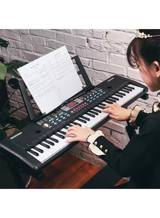 61 Keys Electronic piano Children's Music Electronic Piano Keyboard with microphone - Image 2