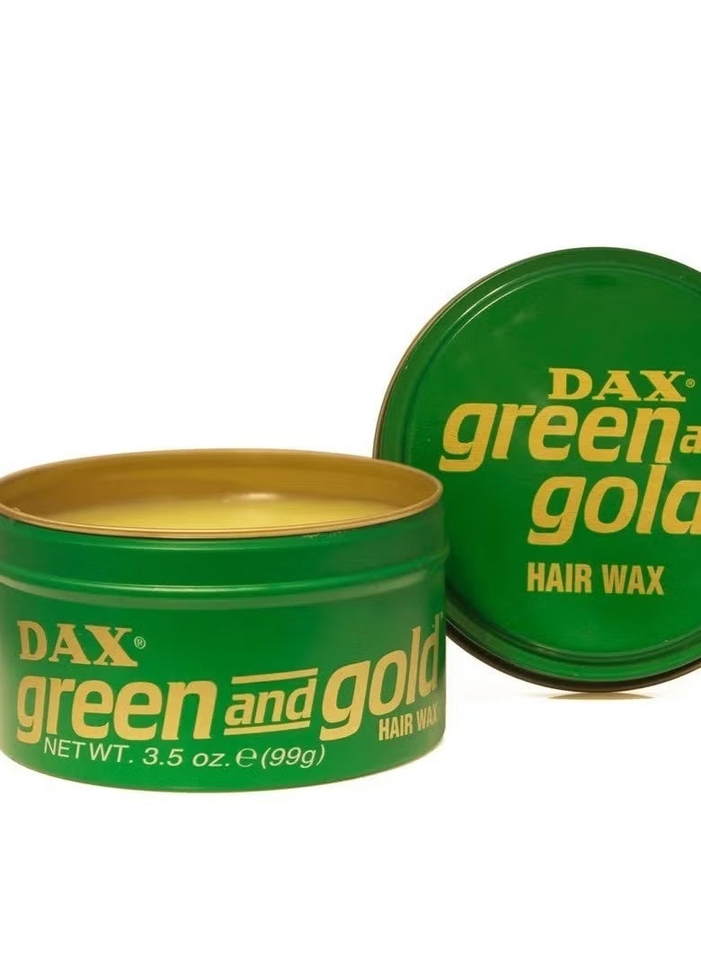 Dax Green and Gold Hair Wax, 99G - Image 2