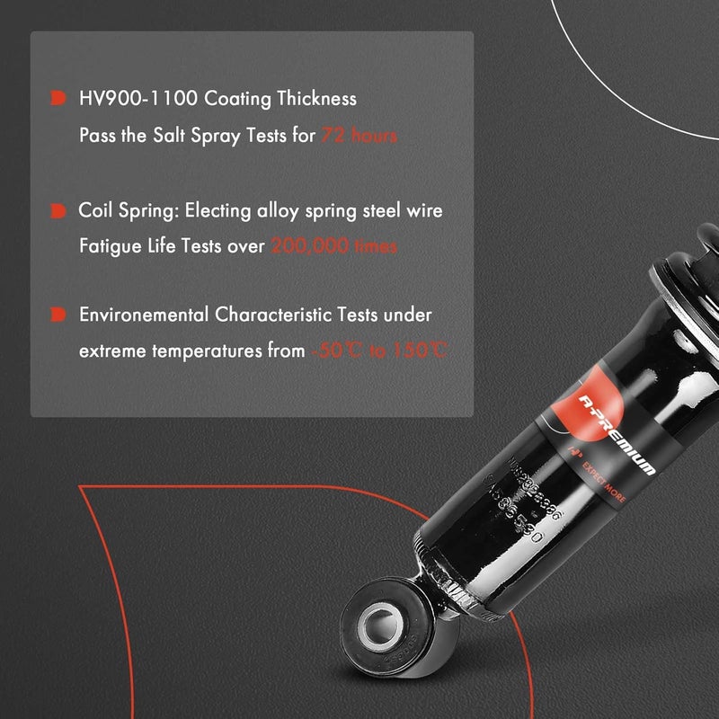 Rear Load Adjusting Shock Absorber with Coil Spring for Ford F-150 - Image 4